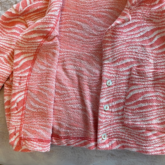 Zara Animal Print Cropped Cardigan - Picture 2 of 3